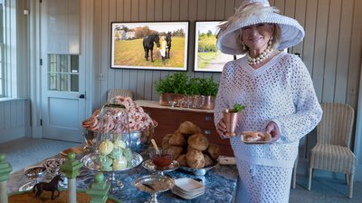 Martha Hosts a Derby Party