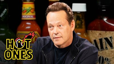 Vince Vaughn Catches a Hot Streak While Eating Spicy Wings