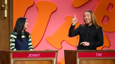 Cameron James, Jenny Tian, Tim Minchin, Episode Two Champion
