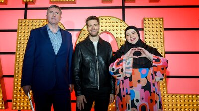 Joel Dommett, Fatiha El-Ghorri, Jamie MacDonald