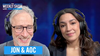 Jon Stewart & AOC Take On Trump's Comeback and Rebuilding the Democratic Party
