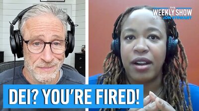 Jon Stewart & Heather McGhee discuss Anti-DEI Policies and Trump's Autocracy