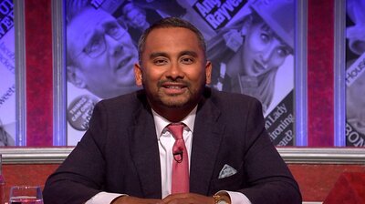 Amol Rajan, Miles Jupp, Andrea Jenkyns