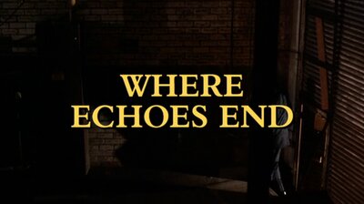 Where Echoes End