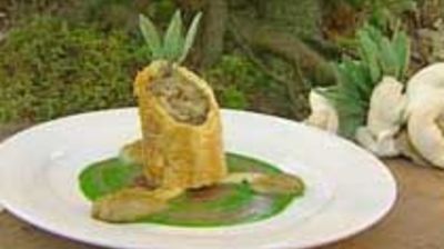 Mushroom Strudel
