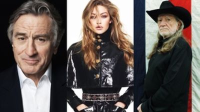 Robert De Niro, Gigi Hadid, Willie Nelson