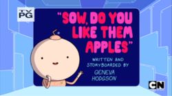 Sow, Do You Like Them Apples