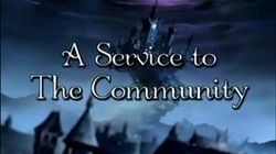 A Service to the Community
