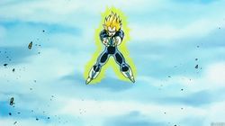 Full-Power Strike of Vegeta! But the Terror of Cell Grows and Grows
