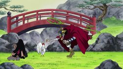 Power of the Devil Fruit! Kaku and Jyabura Transform