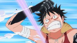 One Piece - S8E169 - Manly Spirit - Luffy vs. Fujitora in a Head-to-Head Clash Manly Spirit - Luffy vs. Fujitora in a Head-to-Head Clash Thumbnail