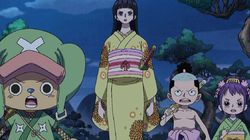 One Piece - S10E37 - A Desperate Situation! Orochi's Menacing Oniwabanshu! A Desperate Situation! Orochi's Menacing Oniwabanshu! Thumbnail