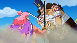 One Piece - S10E49 - Shaking the Nation! The Identity of Ushimitsu Kozo The Chivalrous Thief! Shaking the Nation! The Identity of Ushimitsu Kozo The Chivalrous Thief! Thumbnail