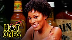 Keke Palmer Listens to the Devil While Eating Spicy Wings