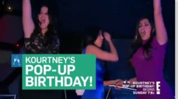 Kourtney's Pop-Up Birthday!