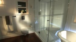 White Hot Master Bathroom