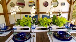 A Tuscan Outdoor Dining Room