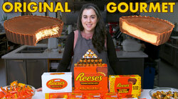 Pastry Chef Attempts to Make Gourmet Reese's Peanut Butter Cup