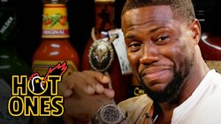 Kevin Hart Catches a High Eating Spicy Wings