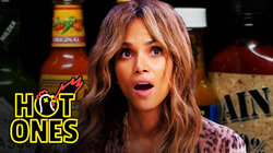 Halle Berry Refuses to Lose to Spicy Wings