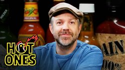 Jason Sudeikis Embraces Da Bomb While Eating Spicy Wings