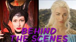 Maleficent vs Daenerys Behind the Scenes