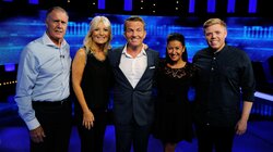 Hayley Tamaddon, Sir Geoff Hurst, Rob Beckett, Gaby Roslin