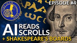 AI READS SCROLLS | SHAKESPEARE'S BOARDS | Time Team News | Episode #4 PLUS ancient wooden structure