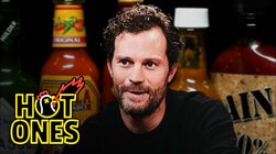 Jamie Dornan Gets Punched in the Face by Spicy Wings