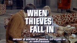 When Thieves Fall In