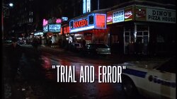 Trial and Error