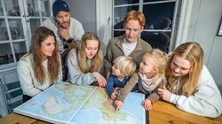 To søstre, ett spann