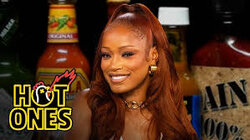 Keke Palmer Heats Things Up While Eating Spicy Wings