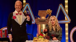 Richard Ayoade, Alex Jones, Stephen Bailey, Nadia Jae, Gyles Brandreth, Roisin Conaty