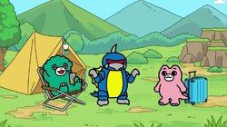 Chibi Minilla Runs Away