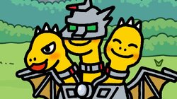 Chibi Mecha-Ghidorah Goes to Work