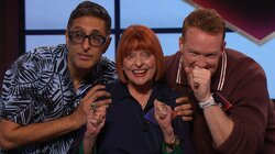 Greg Rutherford, Sanjeev Kohli, Janet Ellis, Louisa Lytton