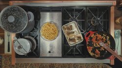 Ukrainian Cod with Spicy Tomato Sauce and Egg Noodles