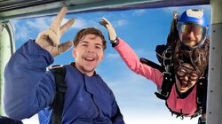 We Did Magic Tricks While Skydiving