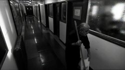 Janitor on CCTV