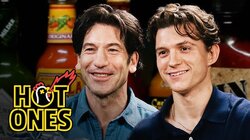 Tom Holland and Jon Bernthal Have Each Other's Back While Eating Spicy Wings