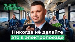 Что будет, если пассажир дёрнет стоп-кран? | 10 глупых вопросов МАШИНИСТУ ЭЛЕКТРОПОЕЗДА