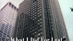 What I Did for Lust