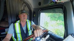 How Many Truck Drivers Does It Take to Fix A Logging Truck