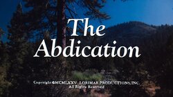 The Abdication