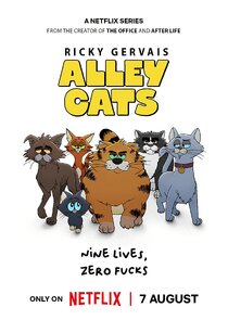 Ricky Gervais Alley Cats poster