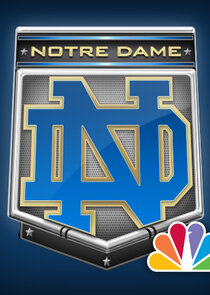 Notre Dame Football on NBC poster