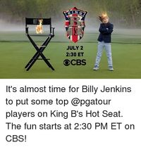 King B's Hot Seat