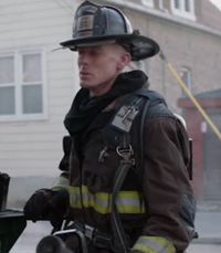 Firefighter Brett Snow