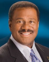 Newscaster Marc Brown